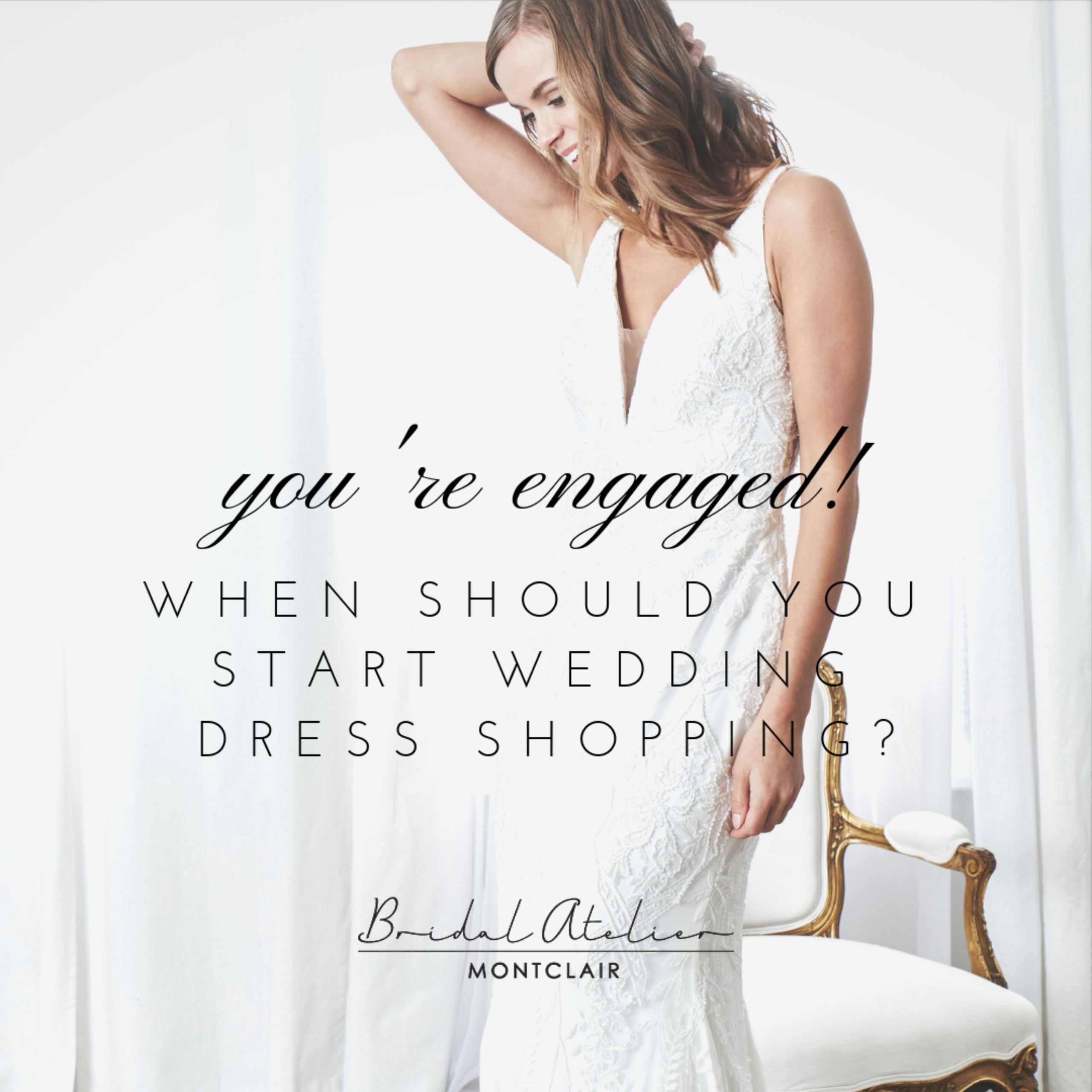 YOU’RE ENGAGED! WHEN SHOULD YOU START WEDDING DRESS SHOPPING?. Desktop Image