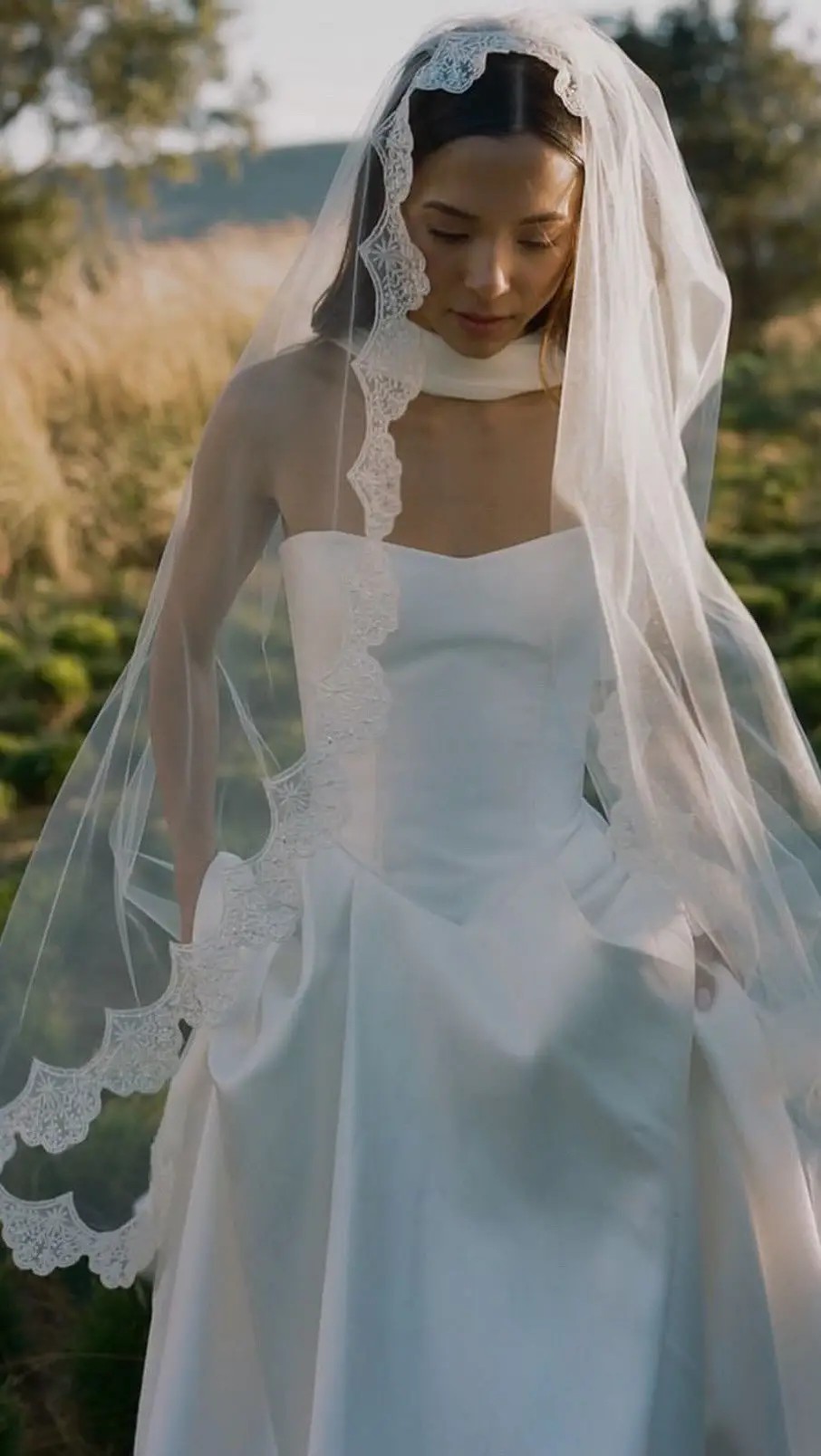 Neck Scarf Bridal Trend! Image